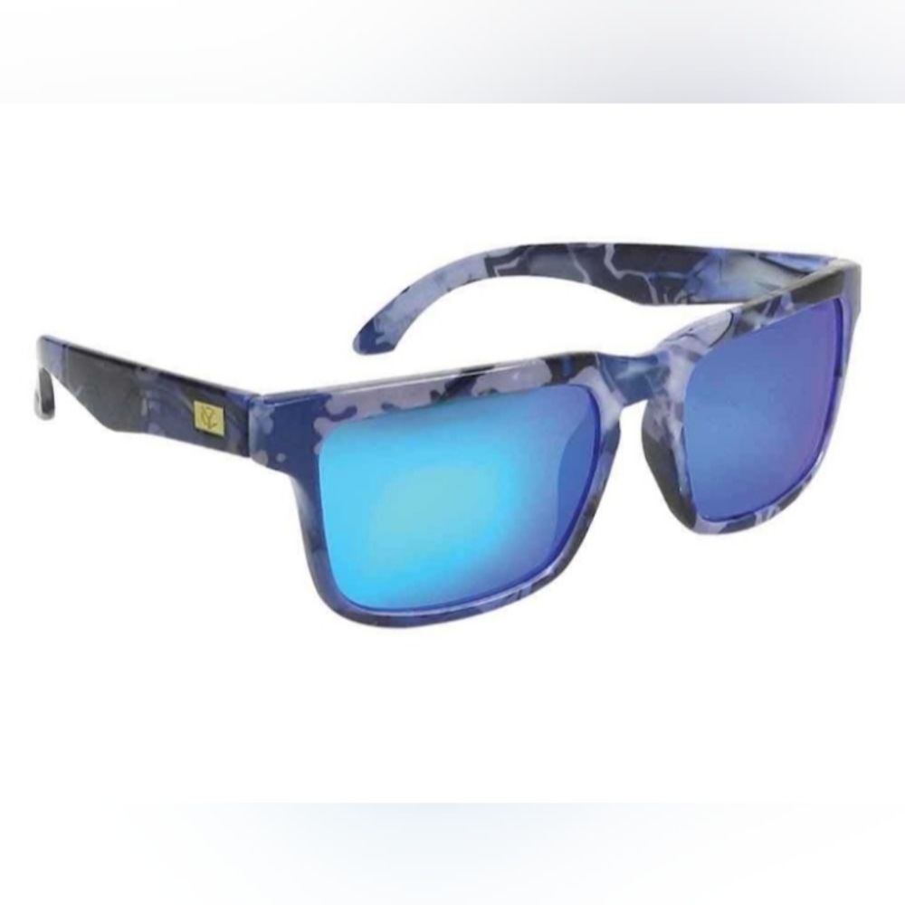 Yachter´s Choice Kauai Polarized Unisex Blue Camo Sunglasses NEW NWT